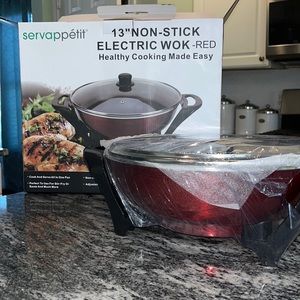 Non-stick electric wok